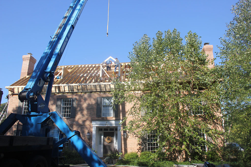 home addition crane