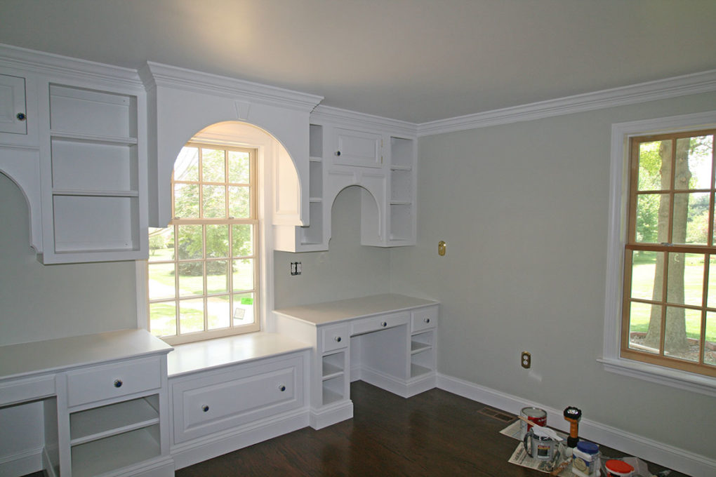 Built-in Desk with storage