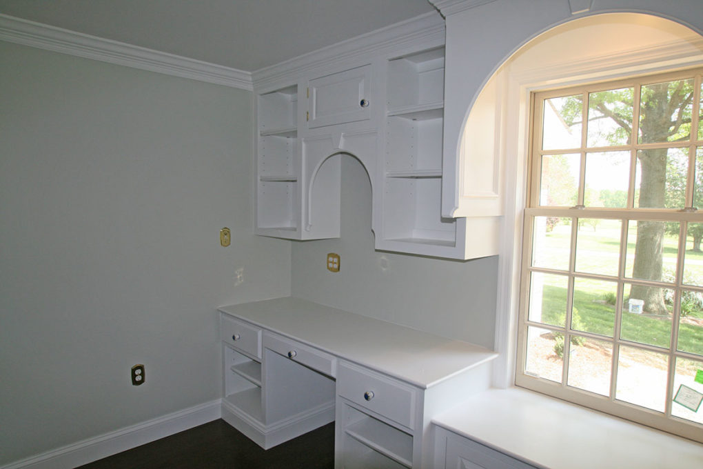 Built-in Desk with storage