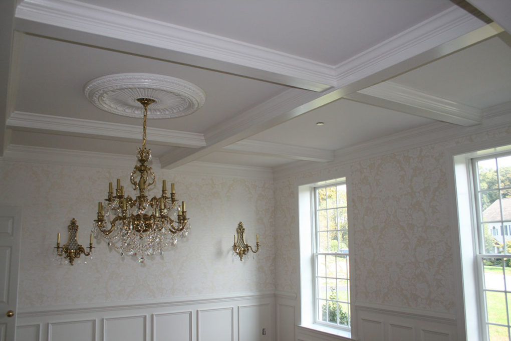 Ceiling woodwork detail