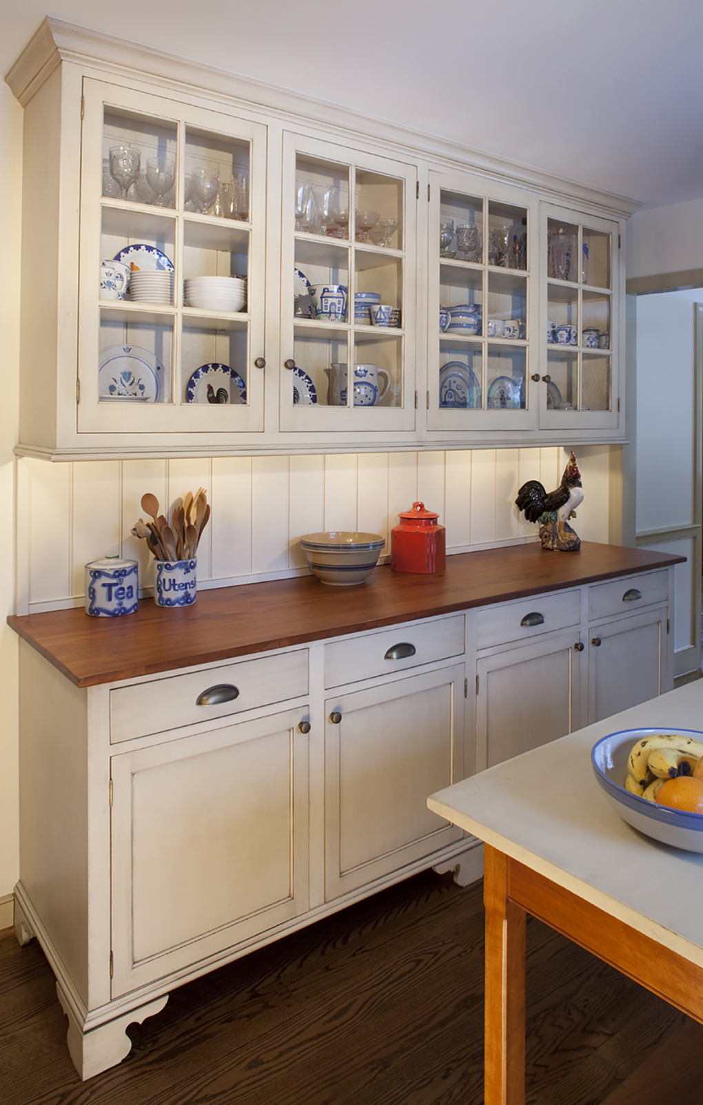 custom-built kitchen cabinetry