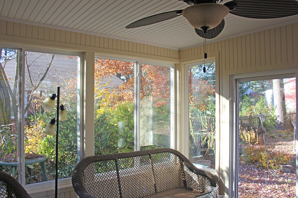 sunroom addition interior