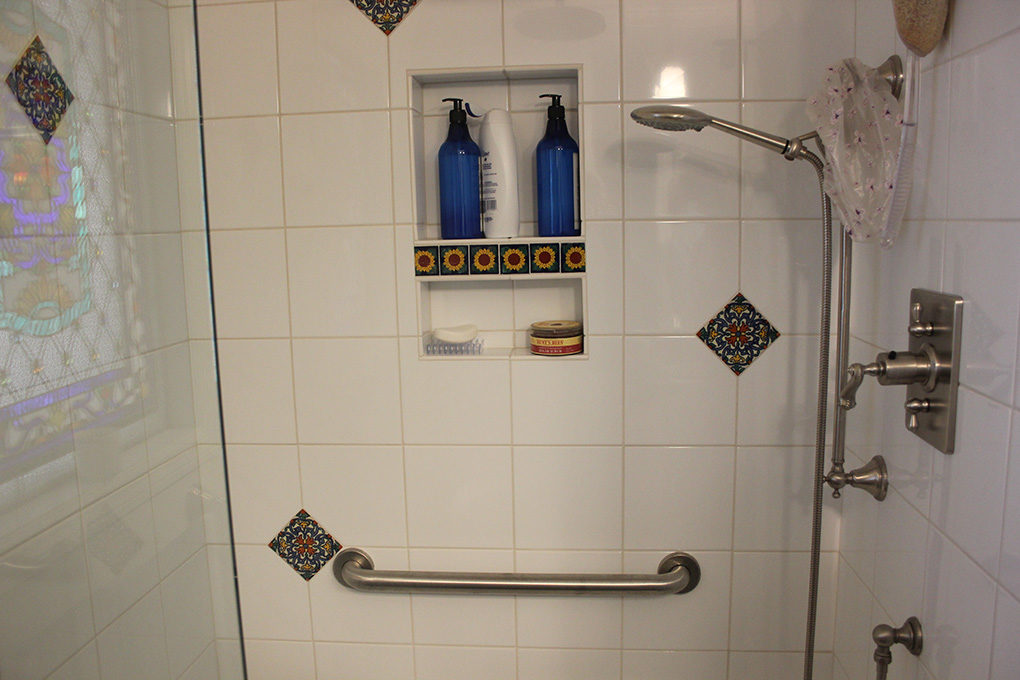 bathroom remodel custom tile