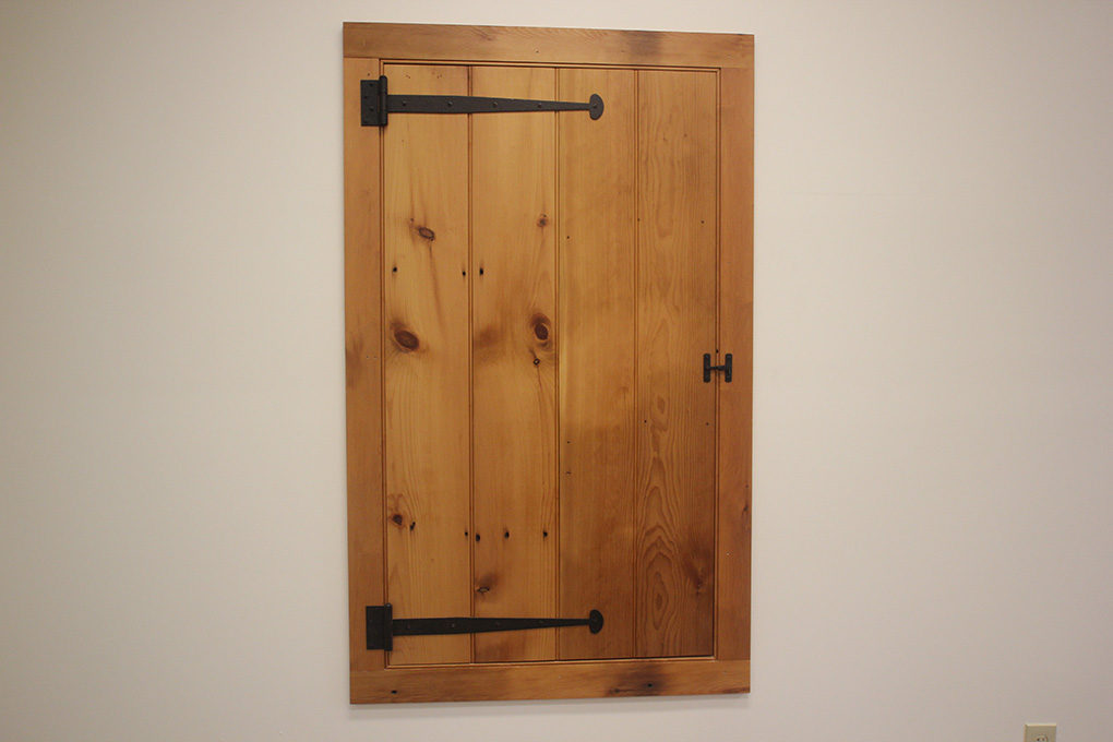 custom woodworking access door