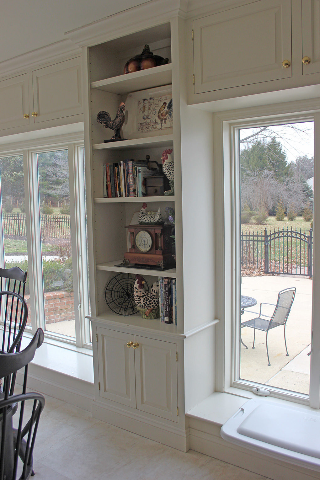 custom woodworking dining room display