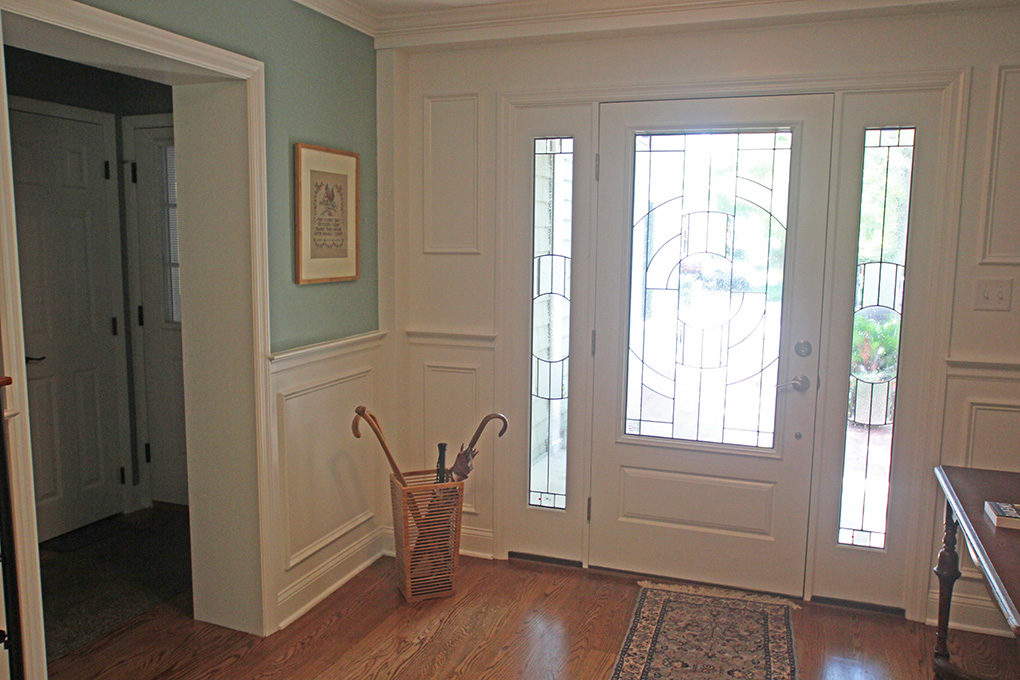 custom woodworking Entryway trim