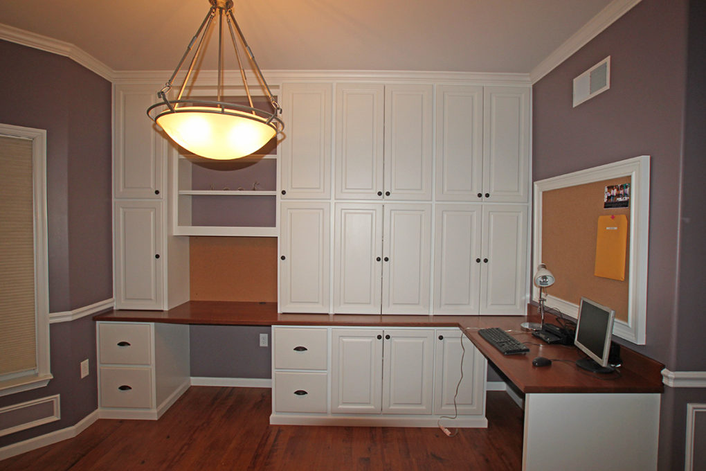 Home office custom cabinets