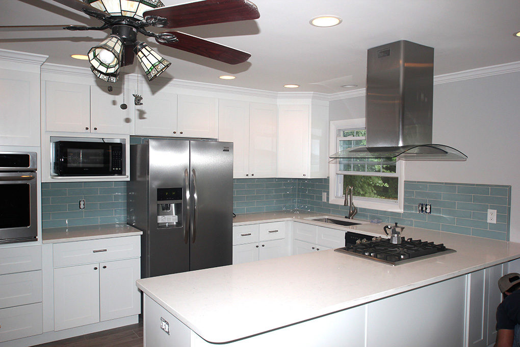 kitchen island cooktop