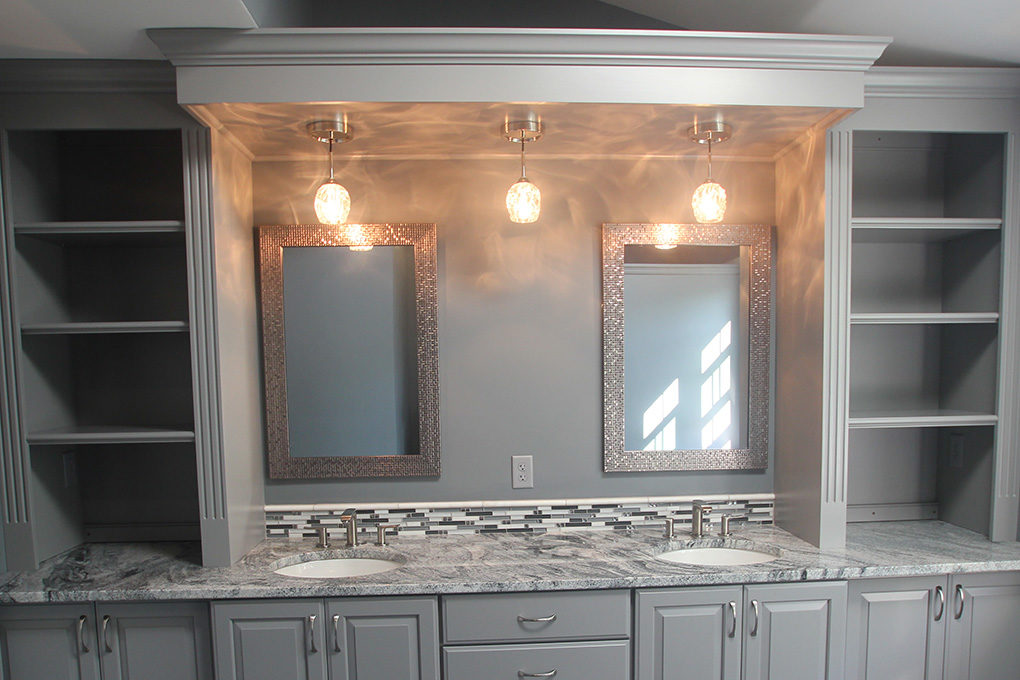 master bath remodel vanity lights